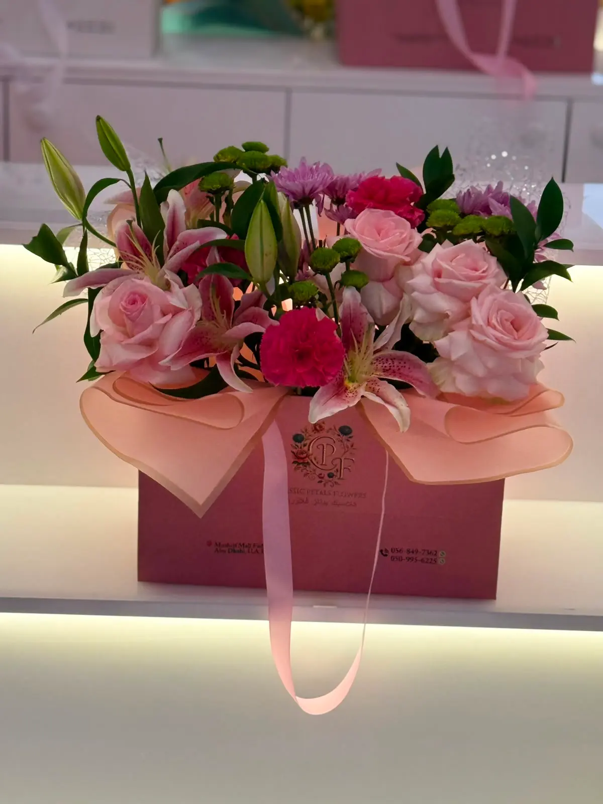 Elegant Orchid Bag