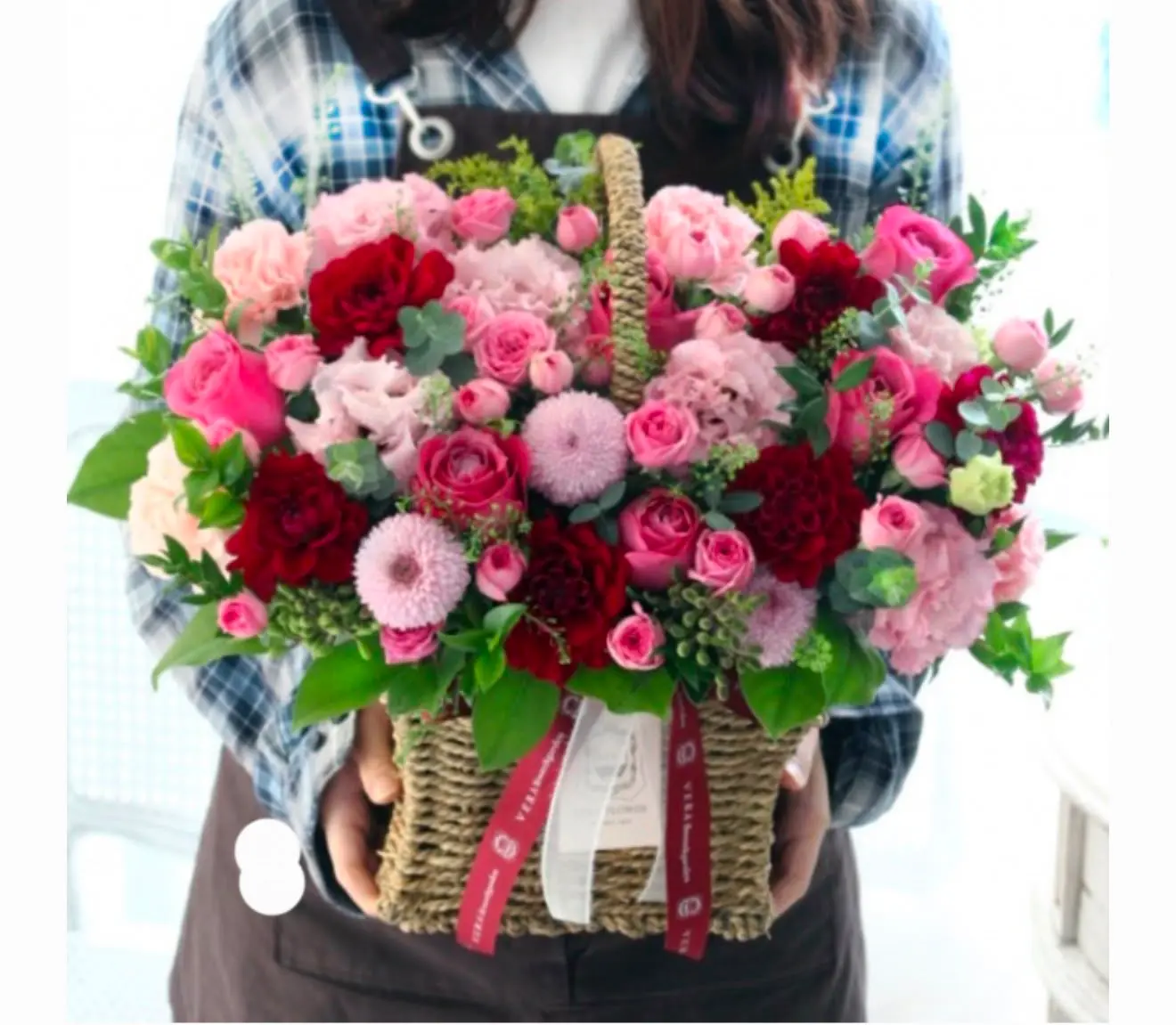 Pastel Bloom Basket