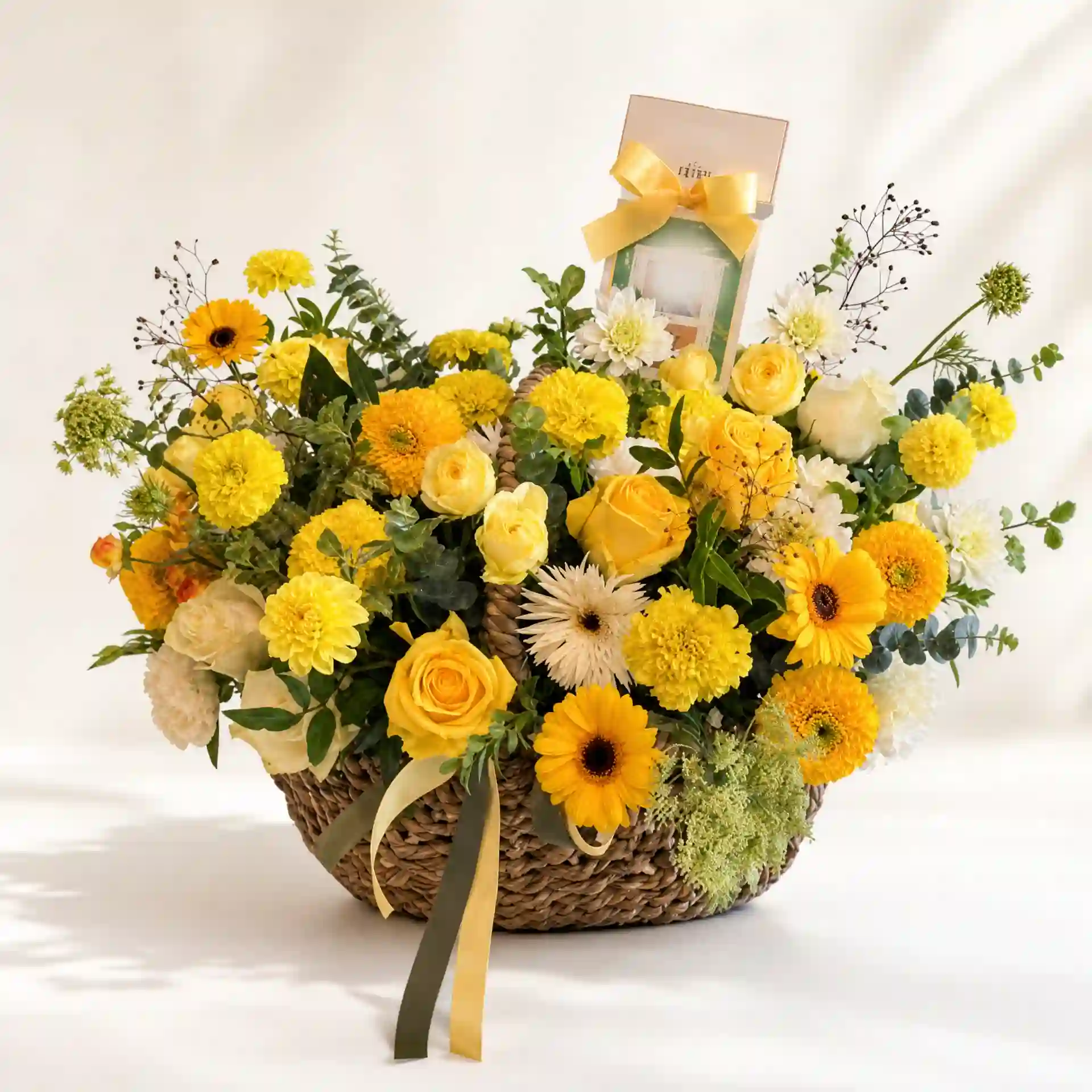 Sunshine Yellow Basket